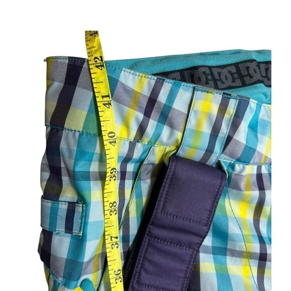 DC Women's Medium Ace Exotex 5K Series Snowboard Ski Snow Pants Multicolor Plaid - Picture 4 of 16